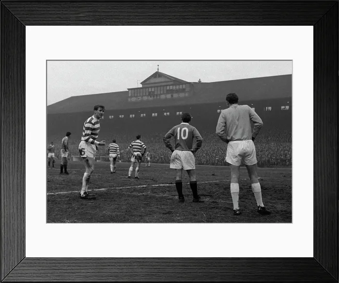 Framed Print : Celtic v Rangers - Scottish Football League 1968