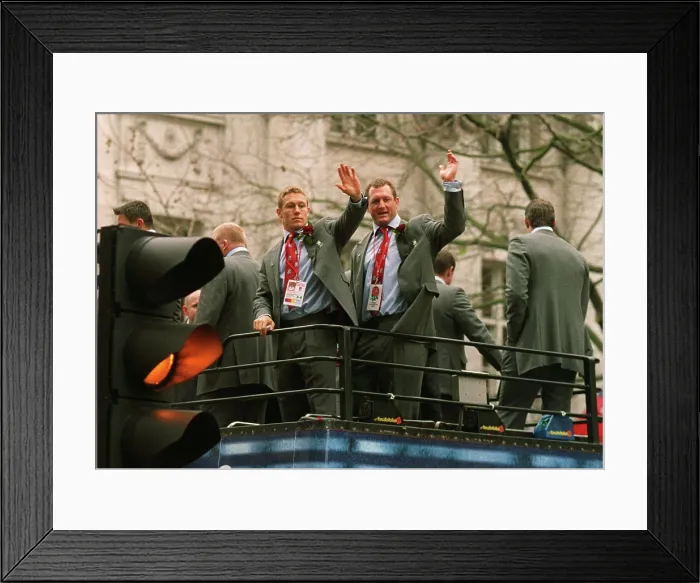 Framed Print : England RWC Parade Framed Print : England RWC Parade
