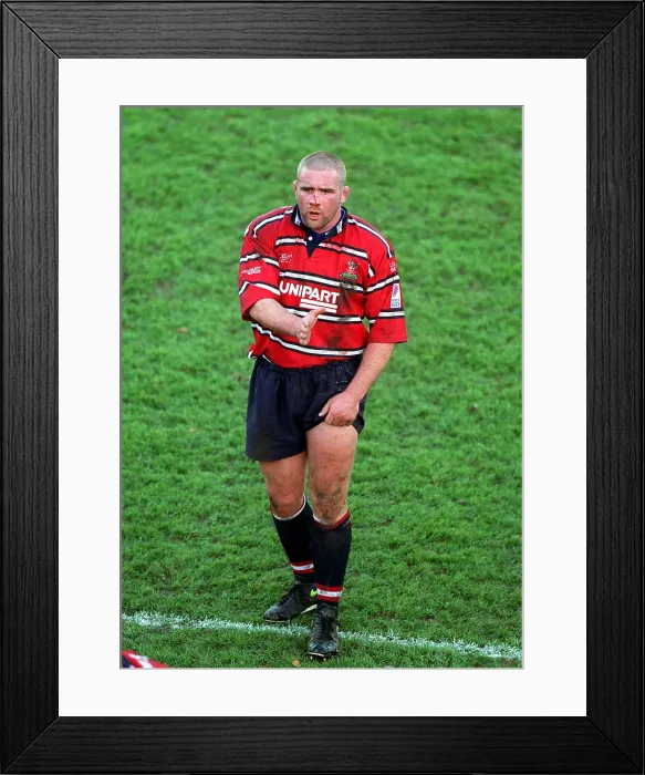 Framed Print : Rugby Union: Bath v Gloucester
