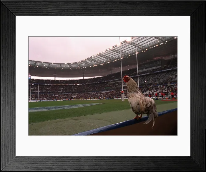 Framed Print : Rugby France-England 2000