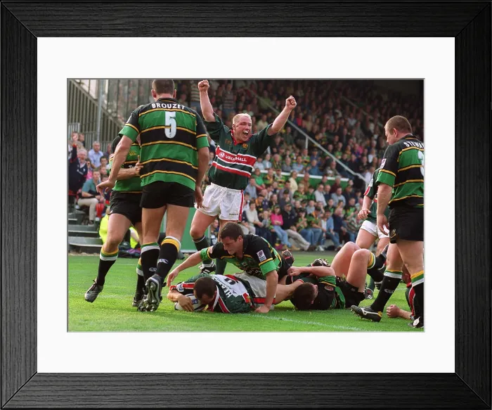 Framed Print : Northampton v Leicester - Zurich Premiership Rugby Framed Print : Northampton v Leicester - Zurich Premiership Rugby