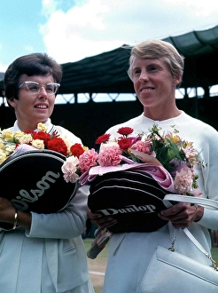 Gerry Prints: Ann Jones GB Tennis Player