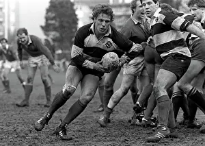 Monochrome Prints: East Midlands v Barbarians