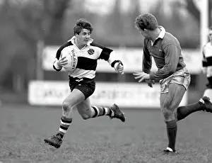 Monochrome Prints: East Midlands v Barbarians Rugby