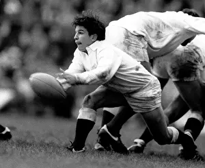 Monochrome Prints: England v Romania Rugby