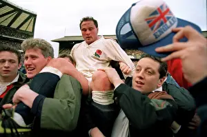 Rugby Prints: England v Wales - 5 Nations Rugby 1992