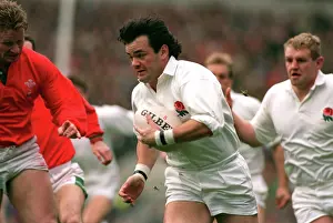 Rugby Prints: England v Wales - 5 Nations Rugby 1992