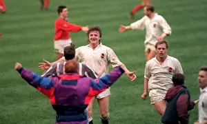 Rugby Prints: England v Wales - 5 Nations Rugby 1992