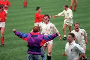 Rugby Prints: England v Wales - 5 Nations Rugby 1992