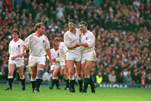 Rugby Prints: England v Wales - 5 Nations Rugby 1992