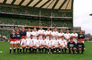 Rugby Prints: England v Wales - 5 Nations Rugby 1992