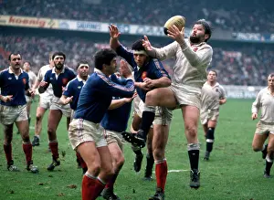 International Prints: France V England 5 Nations Rugby 1988