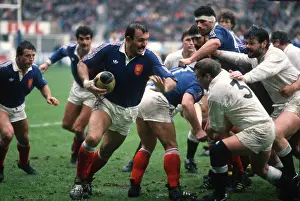 5 Nations Prints: France v England 5 Nations Rugby