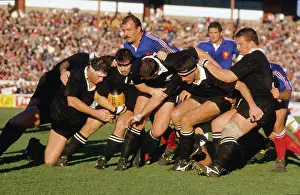 Rugby Prints: France v New Zealand - New Zealand Rugby Union Tour of France