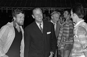Monochrome Prints: HRH Duke of Edinburgh at Cambridge