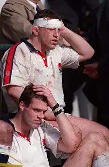 International Prints: Injured England Rugby Union Players 1994