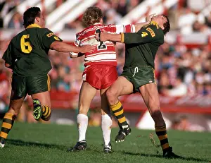 Rugby League Prints: Wigan v Australia