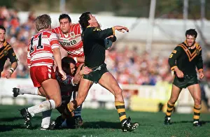 Rugby League Prints: Wigan v Australia Rugby League